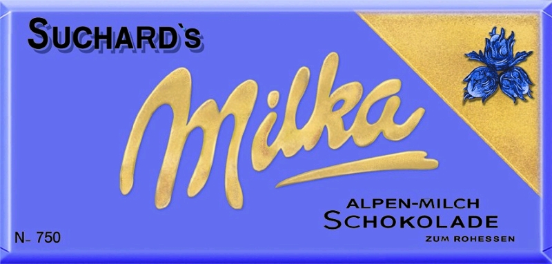  Milka  упаковка шоколада 